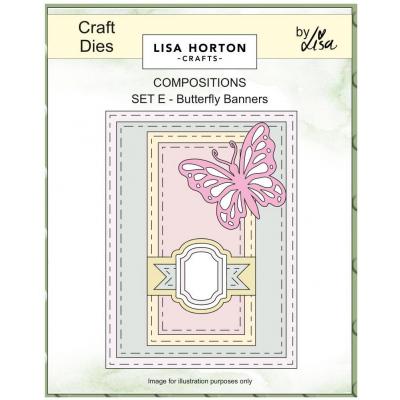 Lisa Horton Crafts Dies - Butterfly Banners
